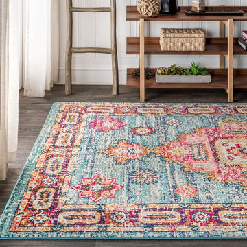 Bpl bohemian Flair Boho Vintage Medallion Area Rug